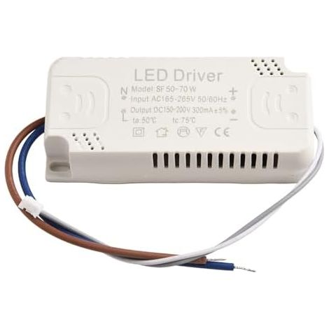 Transformateur électronique LED 50-70W Courant constant Alimentation AC180-265V pour plafonniers Panneau Lampes Éclairage de projet Diamètre 80 mm Largeur 35 mm Hauteur 23 mm (1/4)