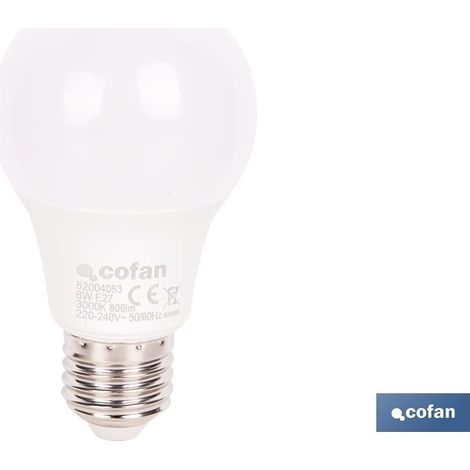 LED-Klassische Glühbirne E27 8 W 806 Lm 3000 K (1/4)