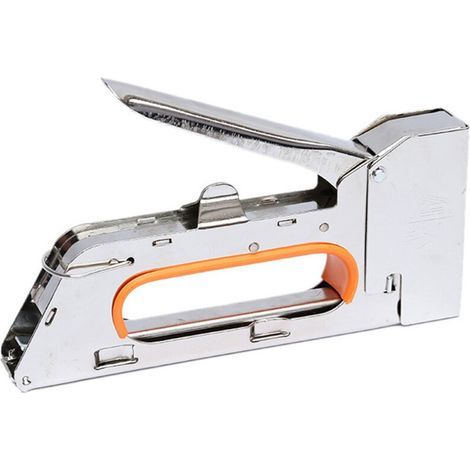 Heavy-duty interior decoration nailer/stapler, manual nail gun, adjustable power stapler, suitable for wood, carpentry, decoration, sandblasting of the frame (1/4)