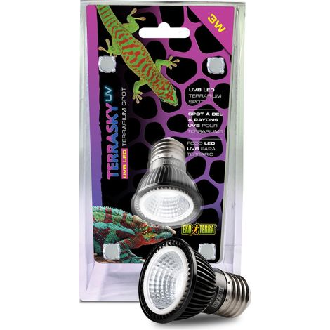 Spot LED UVB pour terrarium 3 W (1/5)