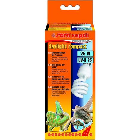 Sera Reptil Daylight Compact 26 W - Luz Diurna para Terrarios