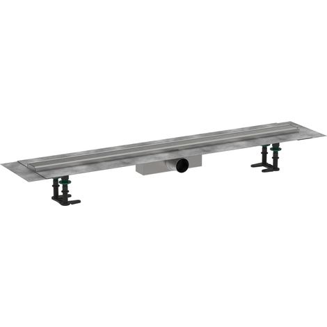 Ensemble complet de caniveau de douche RainDrain Compact 1000 mm (1/5)