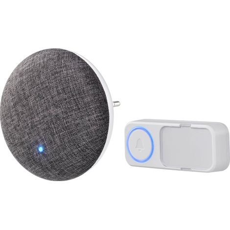 Sygonix SY-4671640 Sonnette sans fil Set complet avec porte-nom, avec lecture de votre propre musiqu (1/5)