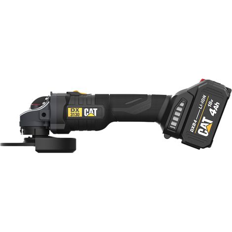 Smerigliatrice angolare brushless 18v batteria 4.0Ah e carica Caterpillar dx3130 (1/3)