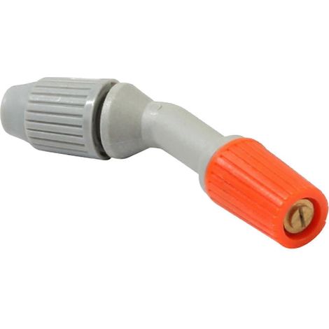 Buse de brumisation réglable avec accessoires pour pulvérisateur désherbant, buse de pulvérisation légère et lance de pulvérisation pour pelouse, jardinage et terrasse.-Fan Orange