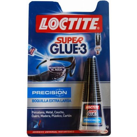 FPLUS super glue 3 10 grs. , La fórmula líquida de Loctite Super Glue-3 es versátil, rápida y fuerte. Además, tiene una gran gama de aplicadores para cualquier tipo de pegado. Las