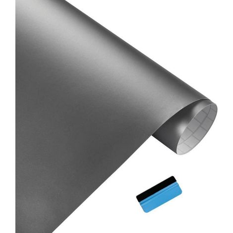 Matte Vinylfolie für Auto & Motorrad, blasenfrei, 30x150cm, Grau (1/5)