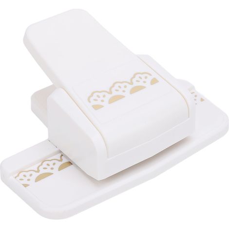 Perforatrice de bordure en plastique multifonctionnelle, manuelle et portable, pour scrapbooking et cartes de mariage. (1/5)