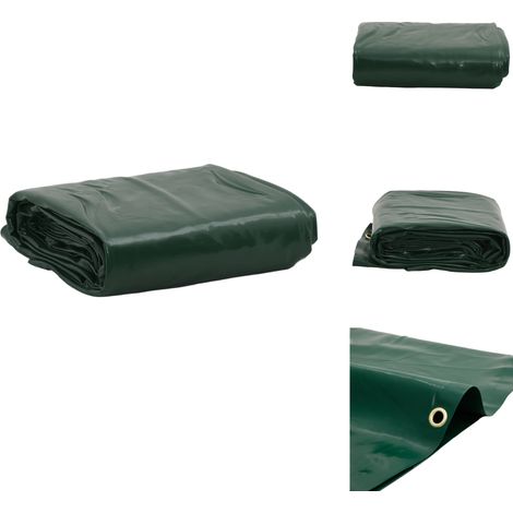Bâche vert 1,5x2,5 m 600 g/m² - Bâche Imperméable - Bâche De Protection - Bâche Verte - Bâche Extérieure - Bâche Voiture (1/5)