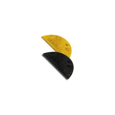 SOFOP TALIAPLAST - Ralentisseur 1/2 Rond noir 22x43x5 (1/2)
