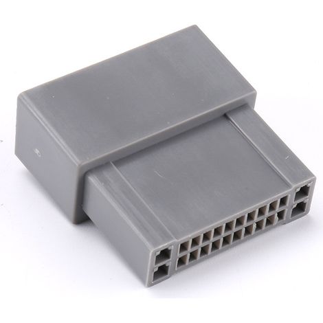 DH24P-11, Lingpai 24P, connecteur femelle mal aligné, connecteur automobile à coque plastique, fiche (1/4)