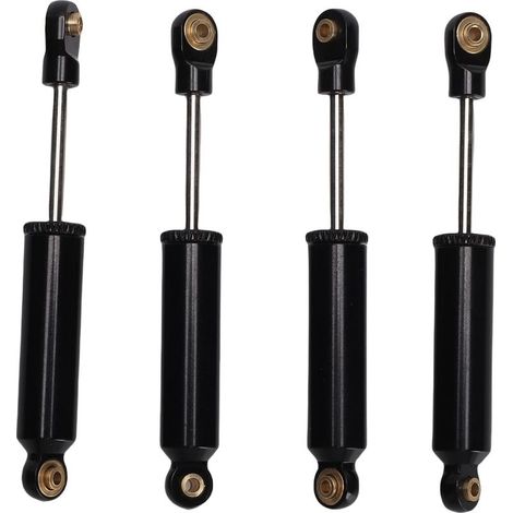 Ensemble d'amortisseurs RC à Ressort intégré de 66mm, 4 Pièces, pour RC Crawler à l'échelle 18, Mise à Niveau de la Suspension en Alliage d'aluminium (1/5)