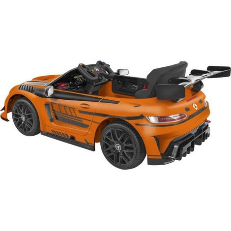 Globo Elektro Kinderauto Mercedes AMG GT3 12V Orange mit Fernsteuerung 42387