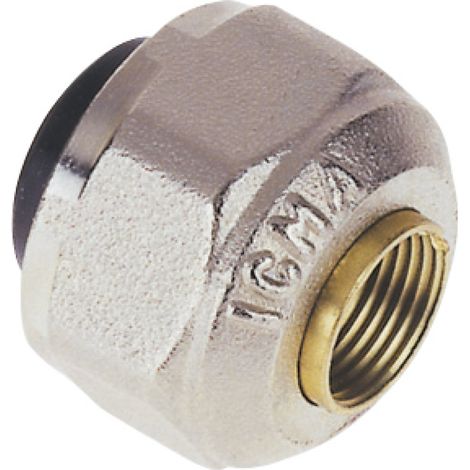ADATTATORE PER TUBO RAME CON CALOTTA - 24X1,5 MM  ø10  - ICM