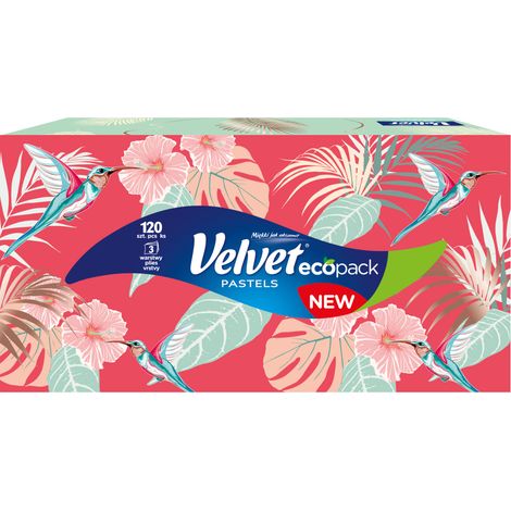 Velvet Universaltücher 3-lagig 120 Stück