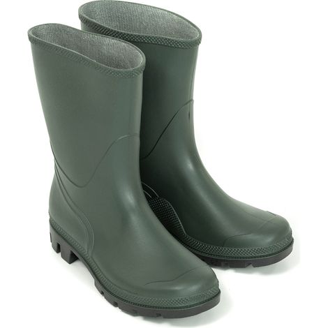 Stivale Basso in PVC di colore verde provvisto di suola nera n. 41 STI (1/3)