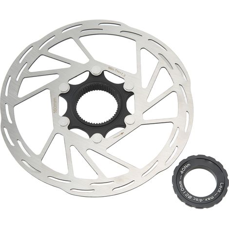 Disque de frein à rotor central 160mm pour VTT, design alvéolé léger et performant (1/5)