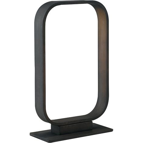 "Lampada da tavolo LED MOKA in alluminio marrone 5W 3000K (Luce calda)"