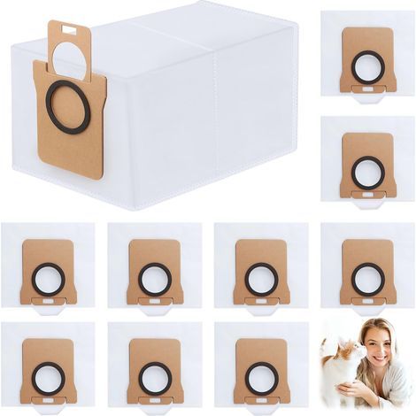 10 Staubsaugerbeutel (2,5 l) – für Xiaomi X10, X20, L10, M40 – Saugroboter (1/5)