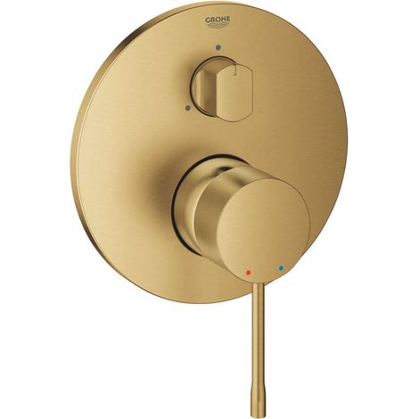 Grohe Essence - Unterputzarmatur für 3 Verbraucher, Cool Sunrise gebürstet 24092GN1 (1/4)