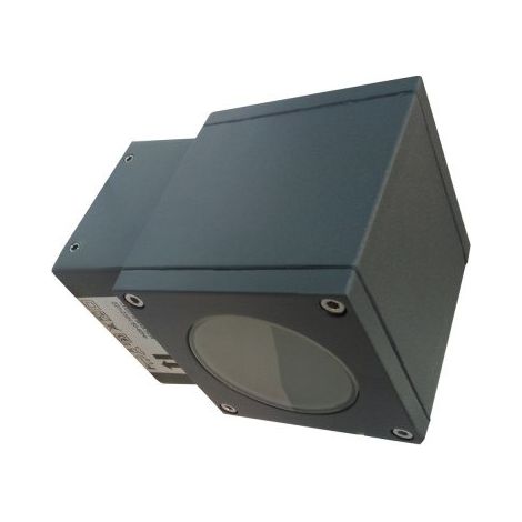 Applique moderna quadrata grafite GU10 IP54 Home Maxlight (1/3)