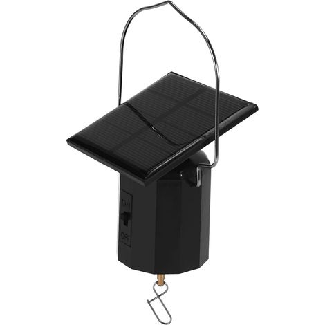 Vent Spinner solaire suspendu Affichage rotatif Énergie solaire Vent Spinner rotatif pour jeux de vent (1/5)