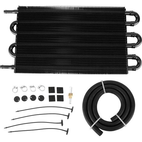 Kit de Refroidissement d'huile Moteur de Transmission à 6 rangées de Voiture, radiateur de Refroidissement Universel à Distance en Aluminium pour Automobile (1/5)