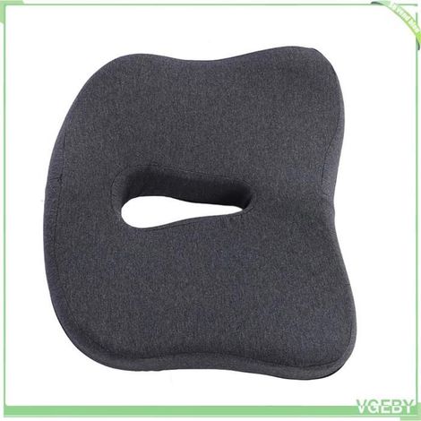 Coussin de Chaise - FAFEICY - Ergonomique - Mousse à Mémoire de Forme - Respirant - Gris (1/4)