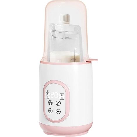 Calientabiberones inalámbrico,calientabiberones USB rápido,calienta leche materna de viaje,calientabiberones inteligente,calientabebés compacto (1/2)