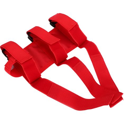 Support de fixation pour extincteur de voiture avec sangle réglable, compatible avec Jeep Wrangler/Gladiator (rouge). (1/5)