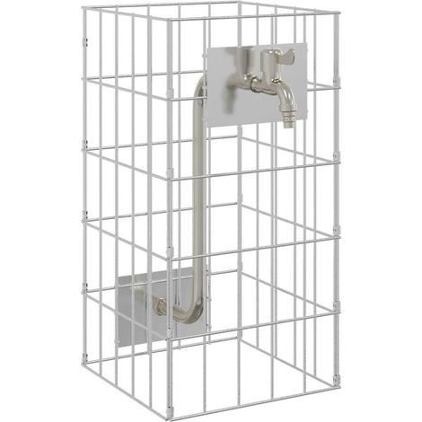 Robinet Gabion Argenté 26 x 25 x 50 cm Acier inoxydable
