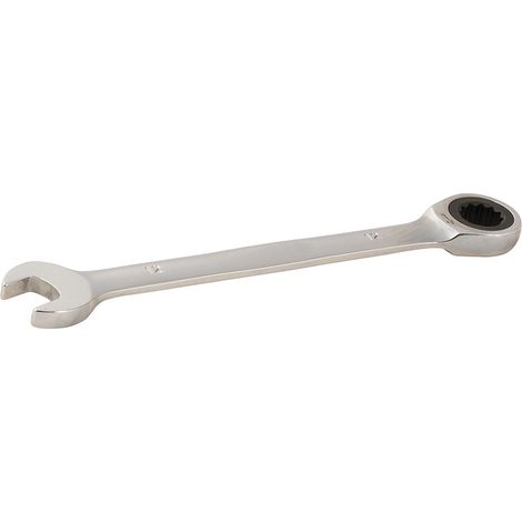 Dapetz® Fixed Head Ratchet Spanner 12mm – Chrome Vanadium Steel Ratcheting Combination Wrench, Gear Wrench with Open End, Chrome Plated for Tight Spaces, Professional Mechanics Tool (1/5)