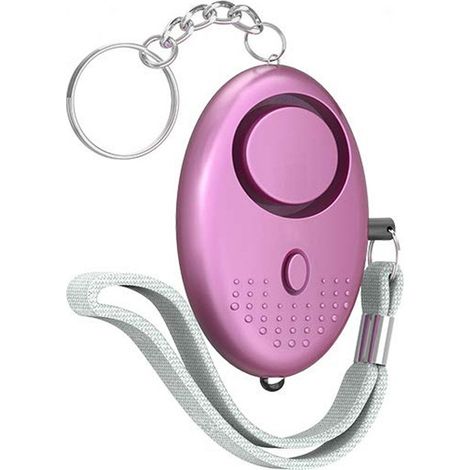 Alarme personnelle pour femmes, 140 dB, autodéfense d'urgence, violette - alarme anti-agression