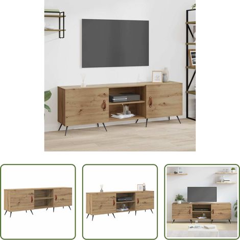 Holzwerkstoff - TV-Schränk Artisan-Eiche 150 x 30 x 50 cm Holzwerkstoff (1/5)