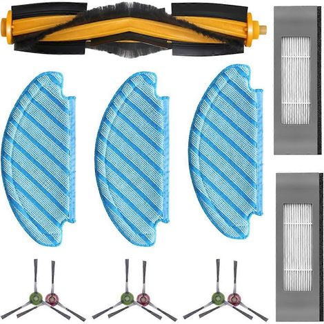 Pièces de rechange pour aspirateur robot N10 N10 PLUS : brosse principale, filtre HEPA et lingette de nettoyage (1/5)