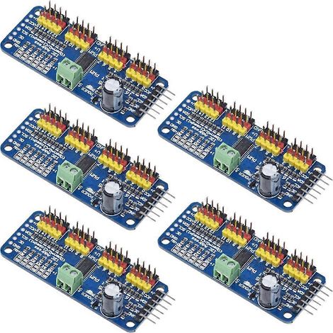5 Stück PCA9685PW 16-Kanal 12-Bit PWM Servo Shield Treiber I2C-Schnittstelle PCA9685 Modul für Raspberry Pi (1/5)