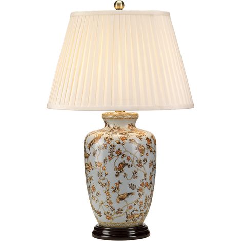 Elstead Gold Birds - Lampe de table 1 lumière dorée, E27