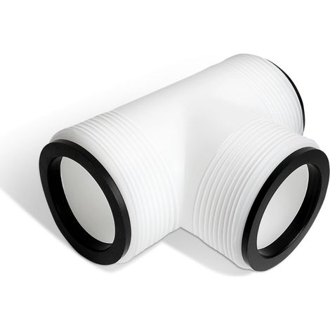 38-mm-Poolschlauchanschluss, 1,5-Zoll-T-Stück, geeignet für Schläuche von Sandfilterpumpen in eingelassenen Pools. (1/4)