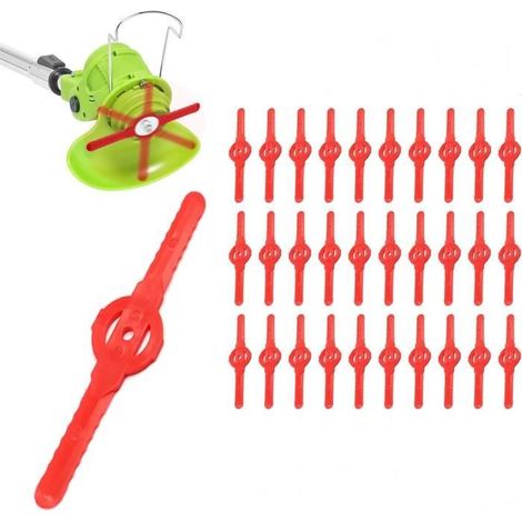 30 Stück Rasenkantenschneider-Messer - Ersatzmesser aus Kunststoff (1/4)