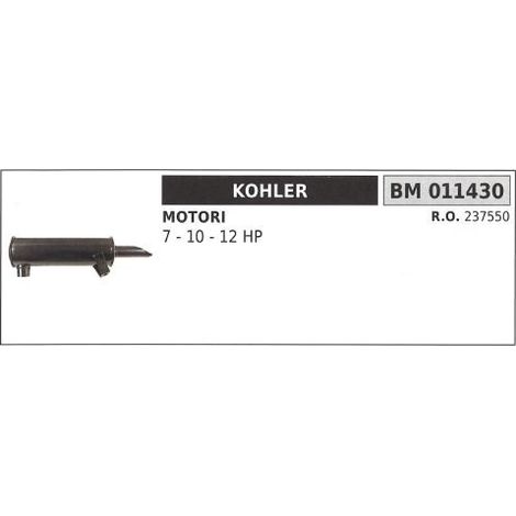 Marmitta KOHLER tagliaerba rasaerba tosaerba 7 10 12 HP 011430