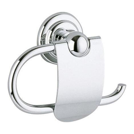 Porte papier toilette ASTOR avec couvercle chromé KEUCO