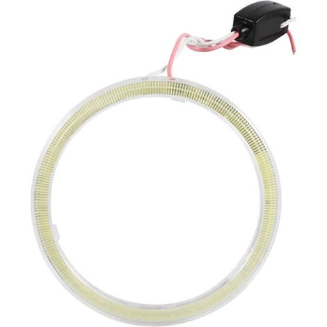 COB Angel Eyes Phare 1 Paire Auto Halo Anneaux Angel Eye COB Puces Phare DRL LED 12V pour Voiture De Moto(90mm). (1/3)