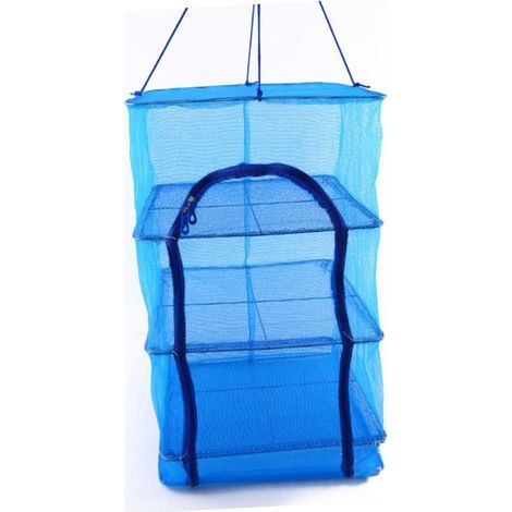 Filet de Séchage Pliable Suspendu Multi Couches Maille Légère Support Solide pour Poissons Fruits Légumes et Crevettes Étendoir Respirant pour Usage (1/5)