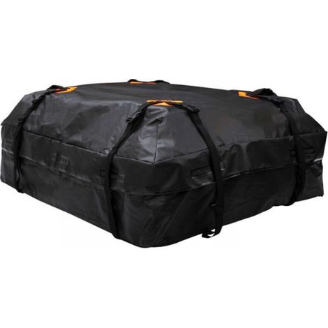600D Waterproof Car Roof Top Cargo Bag Universal Duffle Bag Travel Organizer Camping Black