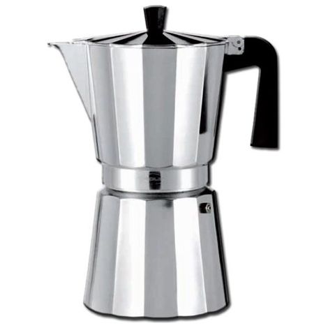 oreley Caffettiera Moka Argento 0,3 L Alluminio Leggero