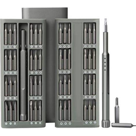 Crediri 48-teiliges Präzisions-Schraubendreher-Set für iPhone Mini S2, Werkzeugstahl, Handy-Reparatur-Schraubendreher für Handy-Modell, Kamera, Computer