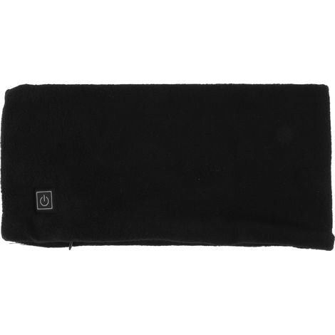 Cache-col chauffant pour cou et nuque, 3 réglages de chaleur, tour de cou hiver homme femme, écharpe chauffante anti-vent et froid, DC 5V noir (1/5)