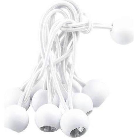 Cordes de tente, harnais d'extension pour rideaux, 50 tendeurs élastiques, tendeur de bâche pour tonnelle, camping, 10 cm (1/5)