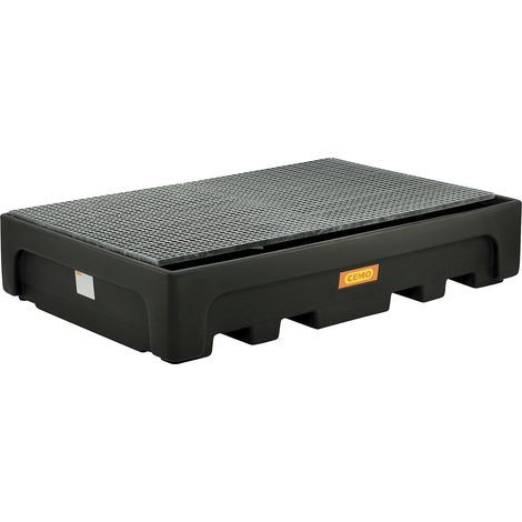 CEMO, Cuve de rétention en PE pour cubitainers IBC/KTC, pour 2 (1/2)