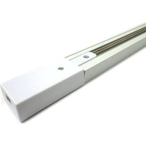 Sistema Binario Guida Da 1 Metro Colore Bianco Mono Fase Per Faretti Led A Binario (1/3)